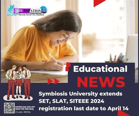 Symbiosis University Extends Set Slat Siteee Registration Last