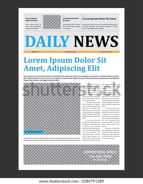 30,987 Newspaper Layout Design Images, Stock Photos, and Vectors ...