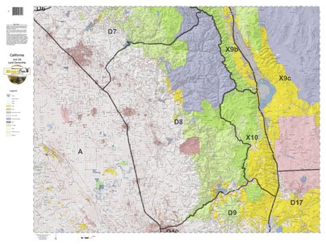 California Hunt Zone D9 Deer - Deer Hunting Zones In California Maps ...