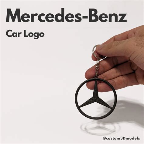 Archivo Stl Gratis Mercedes Benz Emblema Y Llavero Modelo De