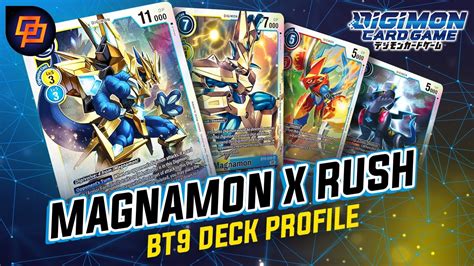 Armor Rush Mejorado Magnamon X Antibody Bt Deck Profile Youtube