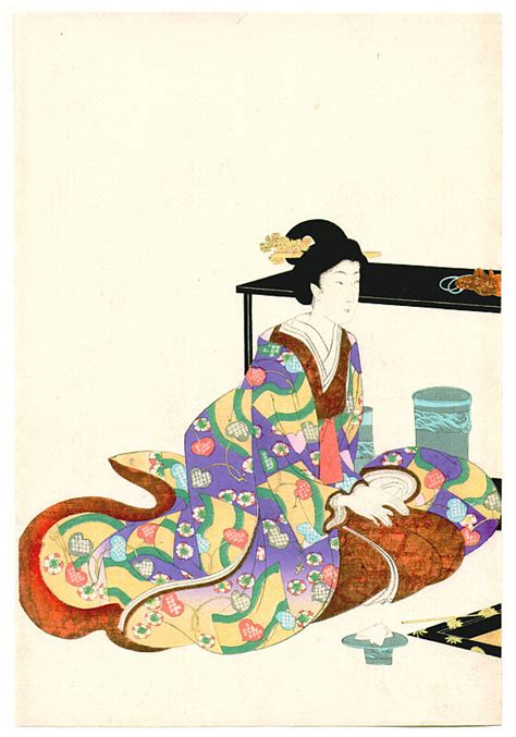 Toyohara Chikanobu Tea Ceremony Artelino Ukiyo E Search