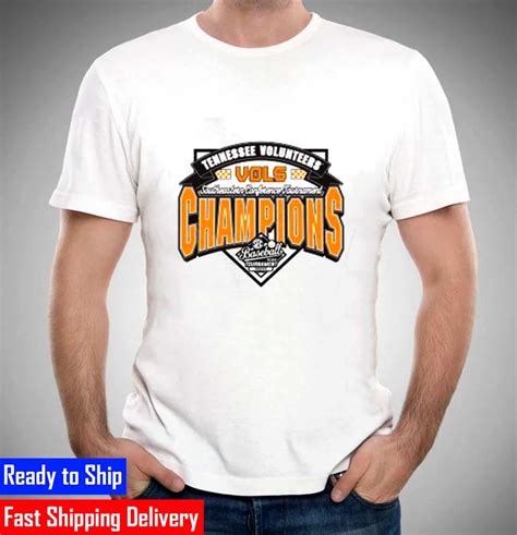 VOLS Tennessee Volunteers 2022 Sec Baseball Tournament Champions Unisex ...