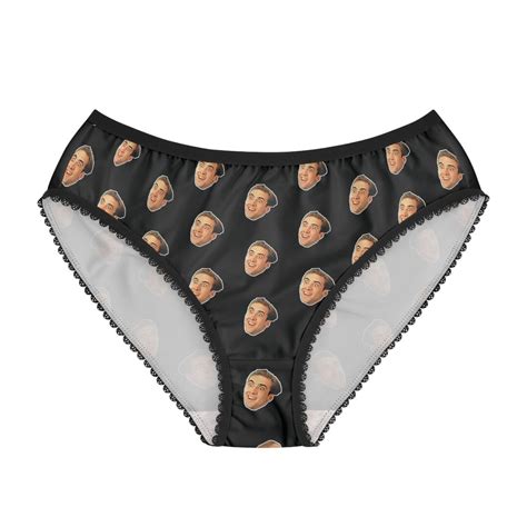 Nicolas Cage nick Cage Underwear Funny Women's Underwear Black Briefs ...