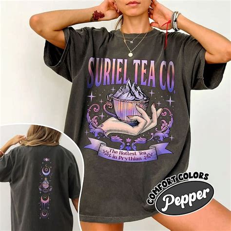 Suriel Tea Co Comfort Color Shirt A Court Of Thorns And Roses Bookish