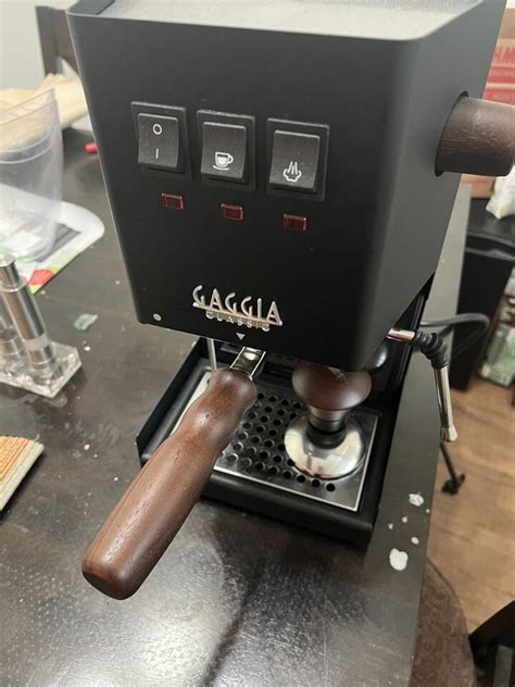 Gaggia Classic Pro Espresso Machine Ri Thunder Black W