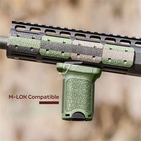 BCM Vertical Grip For 20mm KeyMod M LOK OD Green JJ Airsoft