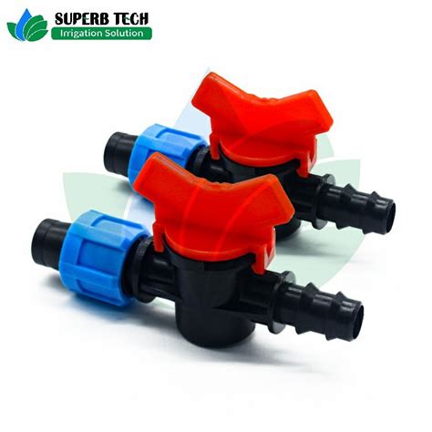 Plastic Drip Tape Control Valve For Irrigation System Pipeline Fitting