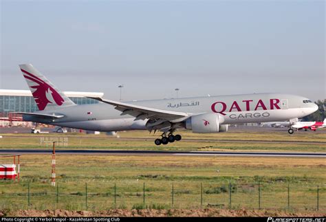 A7 BFE Qatar Airways Cargo Boeing 777 FDZ Photo By Yerbol Yespol