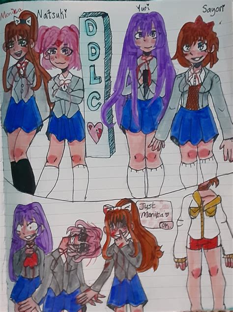 My finished DDLC fanart by WeirdoArtsyThing on DeviantArt