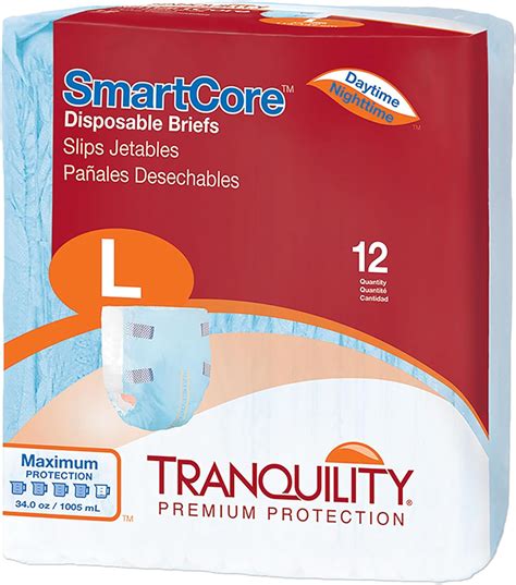 Amazon Tranquility Smartcore Adult Disposable Briefs Incontinence