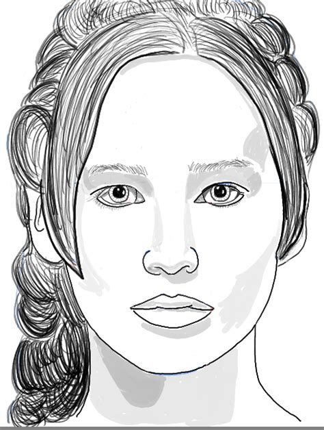 How To Draw Katniss Everdeen From The Hunger Games Aka Jennifer