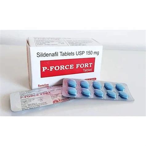 P Force Fort Sildenafil Citrate Usp Mg At Rs Stripe Erectile