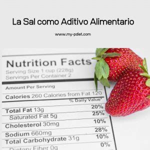 La Sal como Aditivo Alimentario My PDiet Nutrición