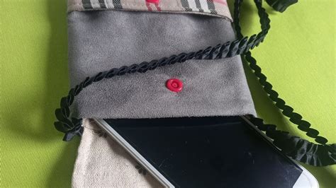 Diy Pochette pour téléphone portable facile étape par étape Couture