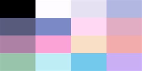 Pastel Pop 16 Color Palette