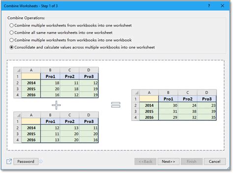 Quickly Summarize Calculate Data From Multiple Worksheets Into One