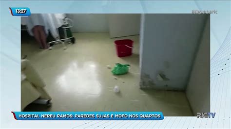 Denúncia de paciente revela paredes sujas e mofo nos quartos do