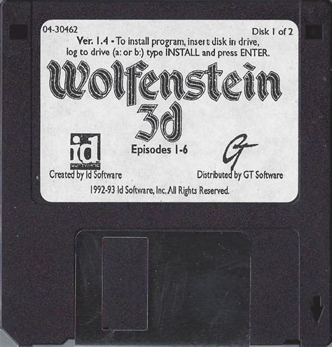 Wolfenstein 3d 1992 Dos Box Cover Art Mobygames