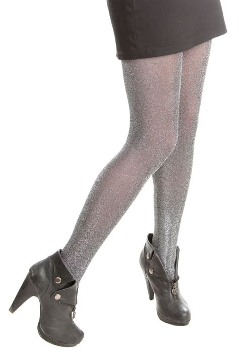 Silver Sparkle Tights Hot Topic Sparkle Tights Glitter Tights Fashion Tights