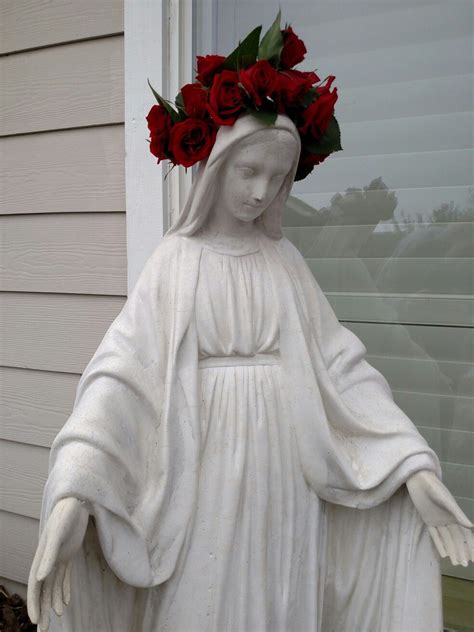 Mary garden statue virgin mary outdoor statues – Artofit