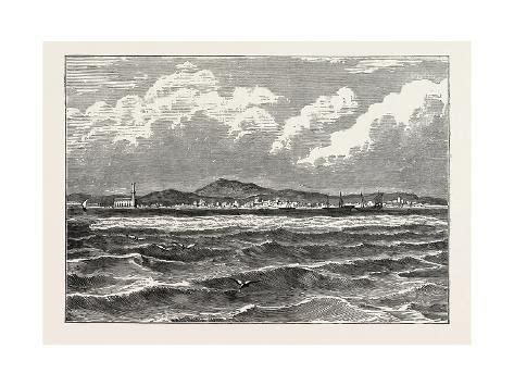 'View of Mocha, Arabia. Mocha, Yemen, Red Sea Port and Source of Mocha Coffee' Giclee Print ...