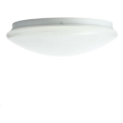 Plafoniera Led Da Soffitto Tonda Watt Bianca Con Scocca Liscia Luce