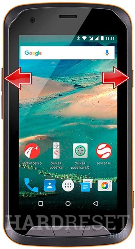 Recovery Mode SENSEIT R450, how to - HardReset.info