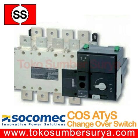 Jual Ohm Saklar Change Over Switch COS Socomec ATyS 4P 250A Di