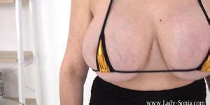 Hot Mature Covers Her Big Boobs In Oil While Giving You Jerk Off Instructions Tnaflix