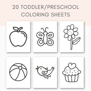 Preschool Coloring Printable, Toddler Coloring, Toddler Activities, Cute Coloring Pages, Nursery ...