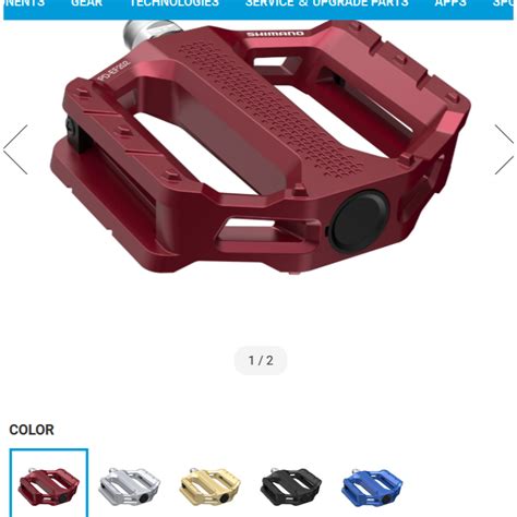 Shimano EF202 Flat Pedal For MTB casual - Trekking - City PD-EF202 ...