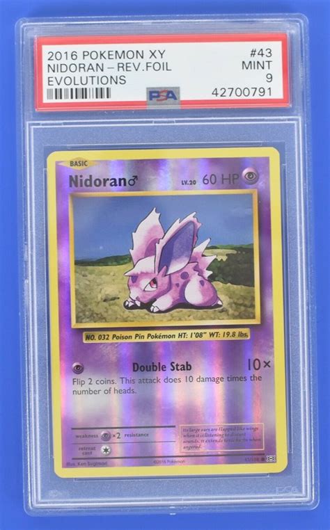 Exclusive Web Offer Nm Pokemon Tcg Nidoran M Xy Evolutions