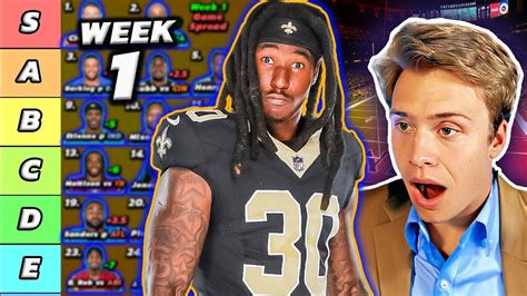 Top Running Back Rankings Tiers Week Fantasy Football Youtube