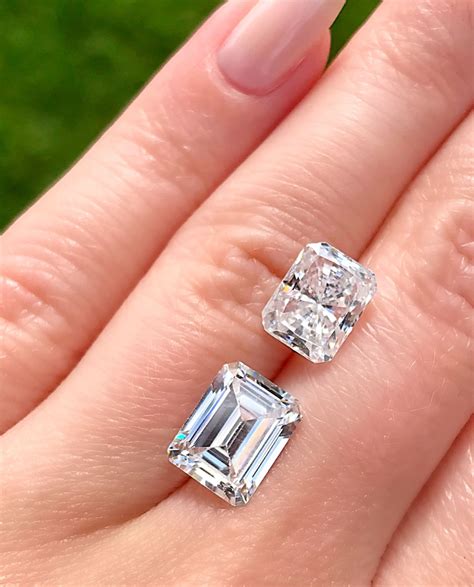 Emerald Cut Vs Radiant 💎s • Both Are Rectangular In Shape With