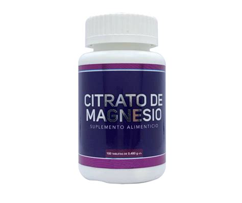 Citrato De Magnesio Comprar En Mundo Natural