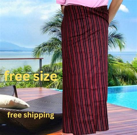 Sarongs For Men Mens Asian Clothing Thai Clothing Ded Sarong Etsy