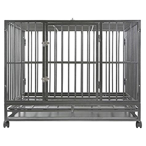 Smithbuilt 42 Large Heavy Duty Dog Crate Cage Two Door Indoor