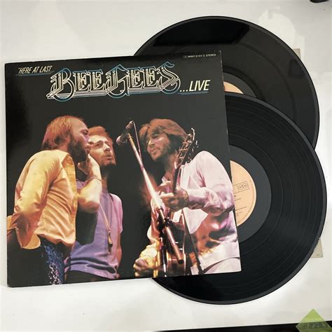 Bee Gees Here At Last Live 1977 Lp Vinyl Record Gatefold Mwz 8101