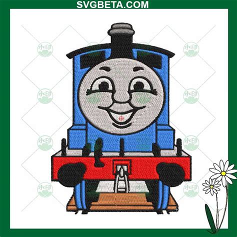 Thomas The Train Embroidery Design Thomas And Friends Cartoon Embroidery