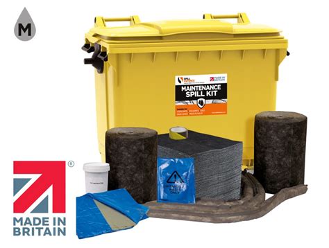 Maintenance Wheeled Bin Spill Response Kit Litres Askm