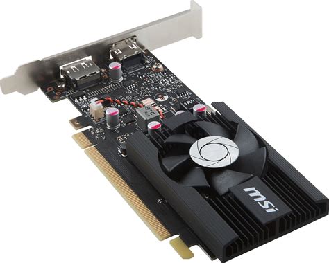 Msi Geforce Gt 1030 2g Lp Oc Graphics Card 2gb Gddr5 Fan Heatsink