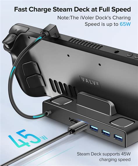 Snapklik Ivoler Docking Station For Steam Deck Rog Ally Steam