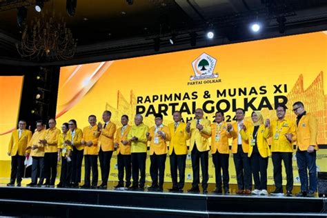 Rapimnas Dan Munas Golkar Ke 11 Resmi Dibuka Bahlil Otw Ketum