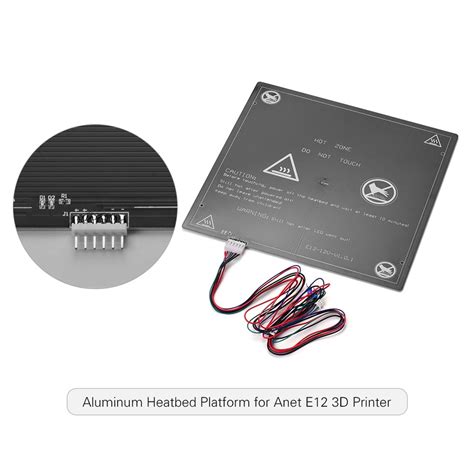 Buy Anet D Printer Hot Bed Heating Platform Heatbed Aluminum Mm With Hot Bed Wire