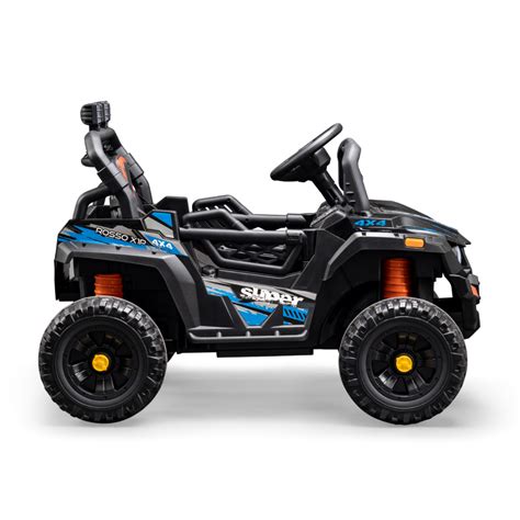 Rosso X1P Electric Outdoor Ride-On 4 Wheeler For Kids Blue | Remote Co ...