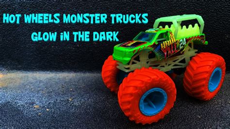 Hot Wheels Monster Trucks Haul Y All Glow In The Dark YouTube