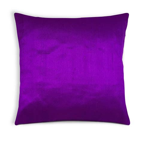 Worldwide Shipping Purple Pure Silk Pillow Cover Buy Online DesiCrafts