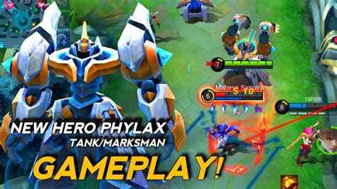 New Hero Phylax Tank Marksman Mobile Legends Bang Bang Youtube