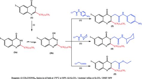 Scheme 1 N Alkylation Of Quinazolinone Derivative 2 Download